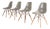 Dining Chairs in Sea Foam Green Fiberglass by Charles & Ray Eames for Herman Miller, USA, 1960s, Set of 4 For Sale