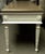 White Vintage Neoclassical Fluted Arched Coved Desk With Book-Matched Butterfly Top For Sale - Image 8 of 10