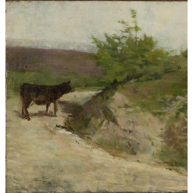 19th Century Italian Signed and Located Painting Beautiful and rare oil on canvas painting by the great Lombard painter...