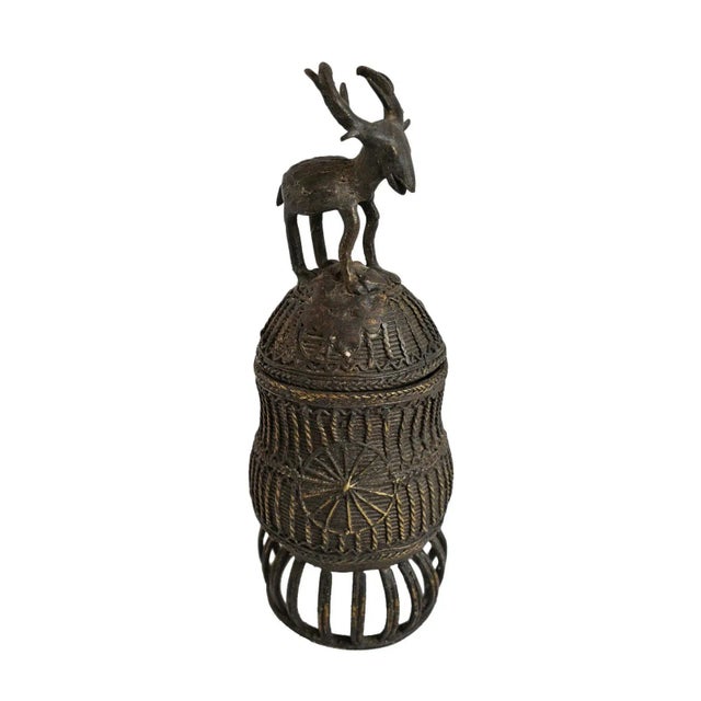 Early 20th Century Early 20th Century Ghana Ashanti Bronze Vessel For Sale - Image 5 of 5