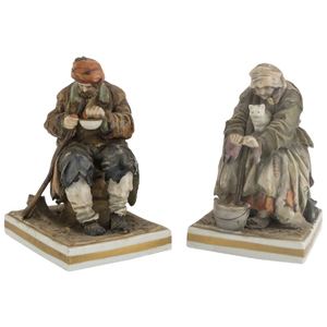 Vintage Porcelain Figurine Set by Richard Ginori, 1950s, Set of 2