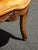 Antique French Louis XV Style Cane Settee Loveseat W Down & Orange Floral Fabric For Sale - Image 12 of 17