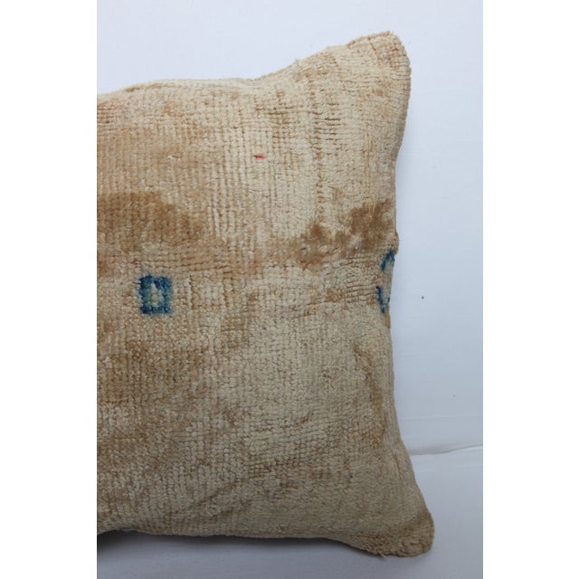 Textile Modern Home Decor Soft Tones Oushak Rug Pillow Cover - 16'' X 16'' For Sale - Image 7 of 8