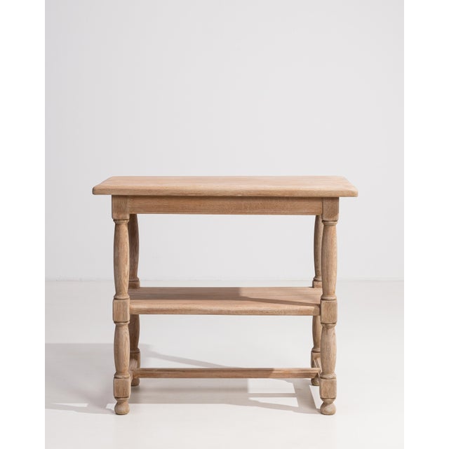 1900 - 1909 Oak Console Table With Turned Legs France Early 1900s For Sale - Image 5 of 12