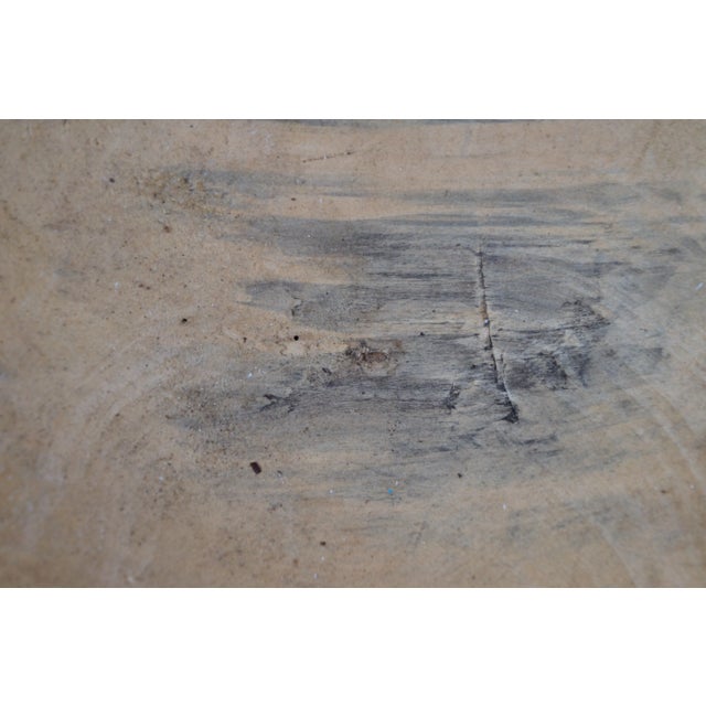 Early 20th Century Carved Wooden Trencher Dough Bowl Fruit Centerpiece Trough For Sale - Image 12 of 13