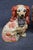 Mid 20th Century Oversized Pair of Staffordshire Style Spaniel Dog Figurines With Baskets For Sale - Image 5 of 10