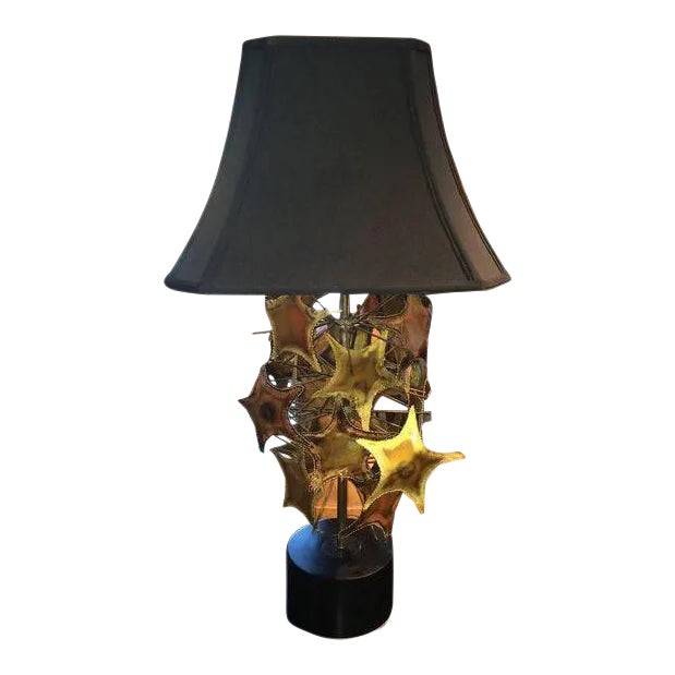 1960s Curtis Jere Style Brutalist Mid-Century Lamp For Sale - Image 11 of 11