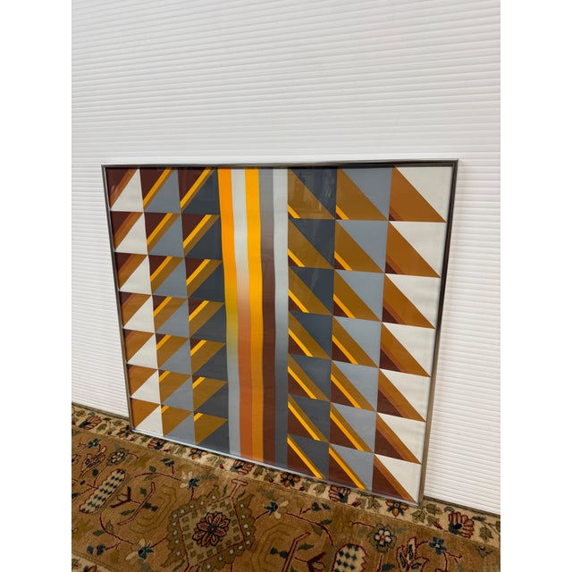 Design Plus Gallery presents a Signed Artwork entitled Diminishing Patterns, II. This striking artwork has multiple layers...
