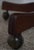 Classic Leather Tufted Rolling Desk Chair For Sale - Image 11 of 18