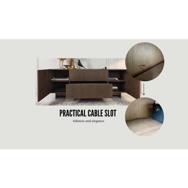 Wood Verto Sideboard Wood Oak & Bio For Sale - Image 7 of 11