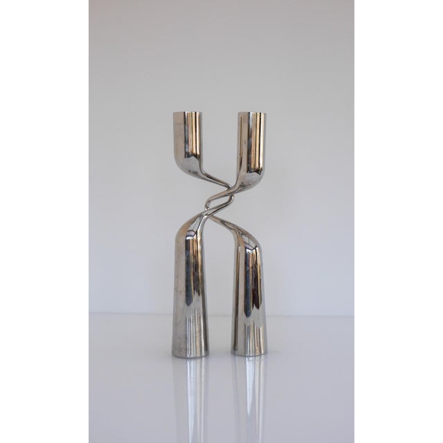 Vintage Sculptural Candleholders by Mikaela Dörfel, 2000s, Set of 2 For Sale - Image 12 of 17