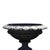 1900 - 1909 Pair of Antique Cast Iron Garden Urns With Stylized Floral Bases C1900 For Sale - Image 5 of 7
