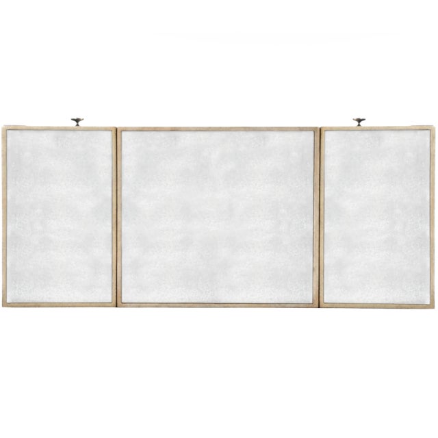 Constance Mirrored Vanity Table, Silver For Sale In Chicago - Image 6 of 10