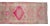 Rose Hand-Knotted Turkish Runner Rug . Low Pile Hallway Decor - 2′6″ × 12′10″ For Sale - Image 8 of 10