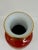 Red Japanese Shibata Porcelain Vase For Sale - Image 8 of 10