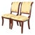 Baker Furniture Style Regency Carved Mahogany Side Chairs or Dining Chairs, Pair For Sale