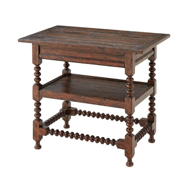 Not Yet Made - Made To Order Pair of Jacobean Style Nightstands For Sale - Image 5 of 6