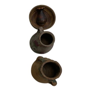 Small Ethnic Oushak Carpet For Sale