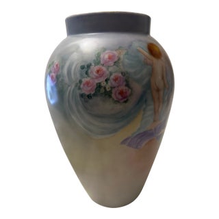 1920s D&C France Cherub Vase For Sale