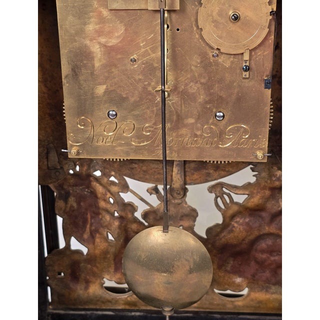 Louis XIV Boulle and Gilt Bracket Clock For Sale In San Francisco - Image 6 of 16