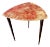 Coffee Table in Red Lacquered Goatskin Parchment by Aldo Tura, Italy, 1950s For Sale