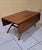MCM Adjustable Elevator Table Coffee to Dining Solid Wood Drop Leaf X‑Frame Base For Sale - Image 4 of 10