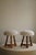 Set of Danish Modern Tripod Stools with Lambswool Seats, 1950s For Sale - Image 12 of 17