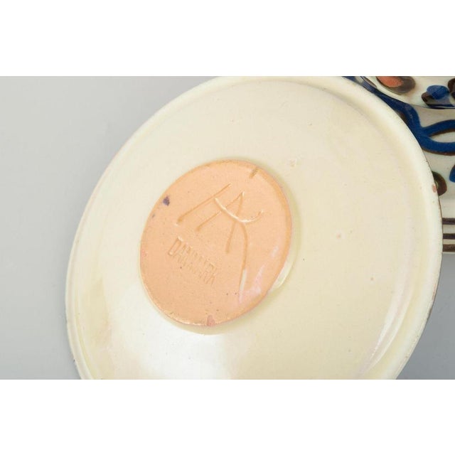 Ceramic Teacups and Saucers from Kähler, Denmark, 1930s-1940s, Set of 8 For Sale - Image 4 of 5