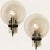 Clear Glass and Metal Wall Lamps by Glashütte Limburg, 1975s For Sale - Image 3 of 10