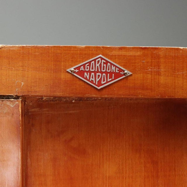 Brown Cherry Wood Wardrobe, 1940s For Sale - Image 8 of 15