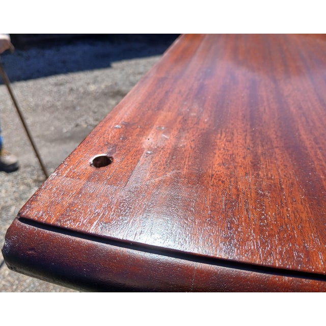 Antique Victorian Mahogany Chest of Drawers W Claw Feet and Six Drawers 1930s For Sale - Image 17 of 18