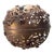 Vintage Japan Ornate Cut Out Brass Hanging Lamp Light Fixture W Faceted Jewels For Sale