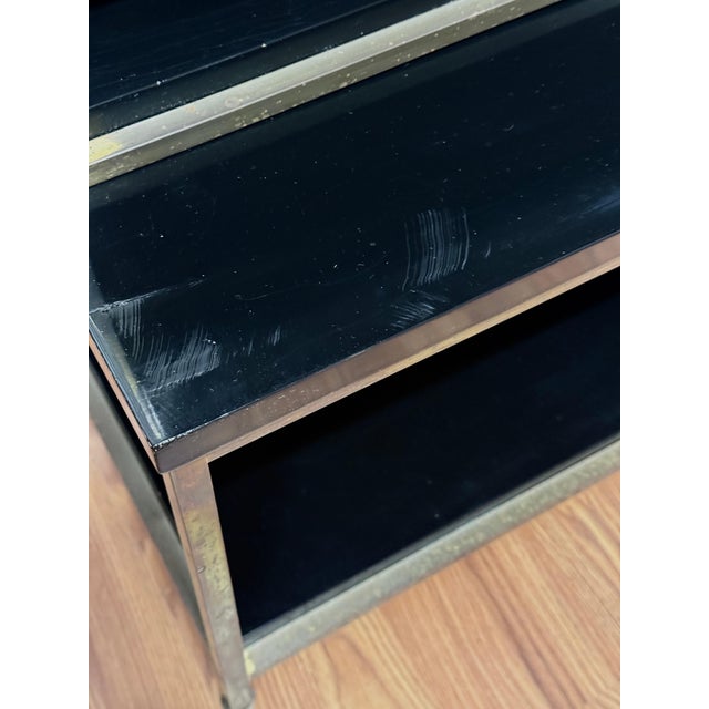 Black 1950s Paul Mccobb for The Irwin Collection by Calvin Furniture Room Divider Shelf For Sale - Image 8 of 18