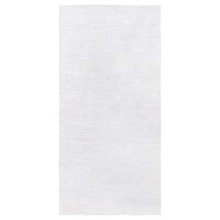 Modern Hand-Knotted Silk and Wool Rug in Elegant Beige by Doris Leslie Blau For Sale