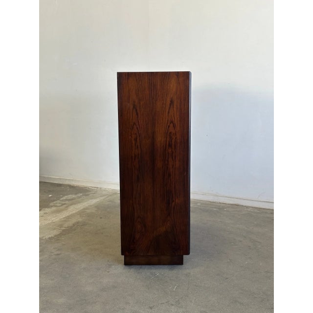 1970s Scandinavian Rosewood Armoire For Sale - Image 11 of 12