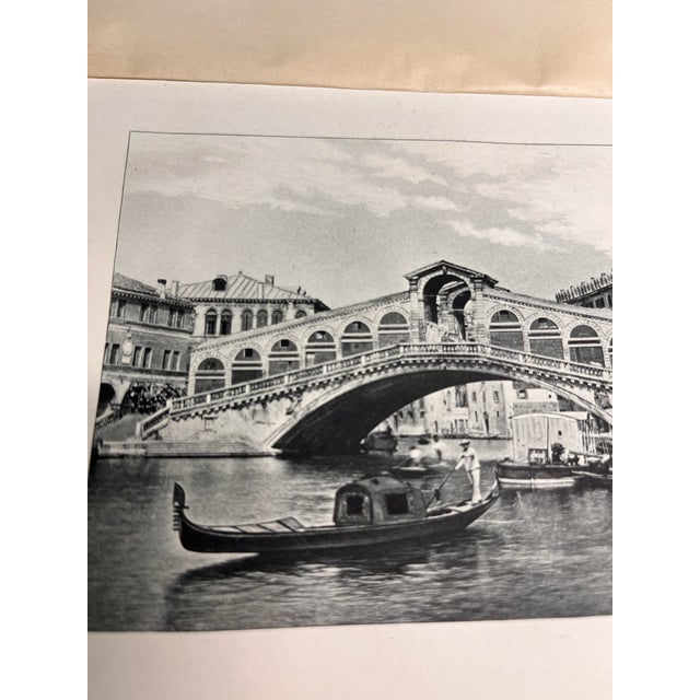 Late 19th Century Antique Venice Bridge of the Rialto Print For Sale - Image 5 of 6