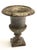 Silver Small Vintage French Cast Iron Urn Planter, 1920s For Sale - Image 8 of 8