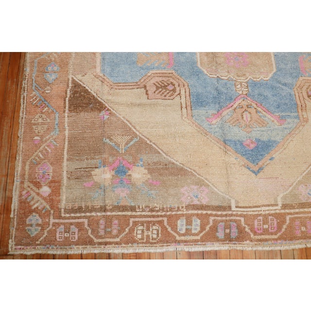Late 20th Century Vintage Zabihi Collection Geometric Turkish Room Size Rug - 7' x 9'7" For Sale - Image 5 of 9