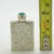 Vintage Italian Silver 800 Chiseled Perfume Bottle with Turquoise Stone Cap, 1970s For Sale - Image 12 of 14