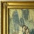DETAILS An antique, silk embroidery mourning picture featuring a weeping woman standing under a willow tree weeping, as...