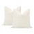 Not Yet Made - Made To Order 20" Paloma Cut Velvet Alabaster Pillows - a Pair For Sale - Image 5 of 5