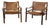 Pair of Arne Norell “Safari” Rosewood Lounge Chairs, Model Scirocco — Sweden, 1960s For Sale