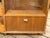 Mid 20th Century Mid Century Art Deco Rolling Bar Cart With Drop Front and Glass Bar Storage on the Reverse. For Sale - Image 5 of 10