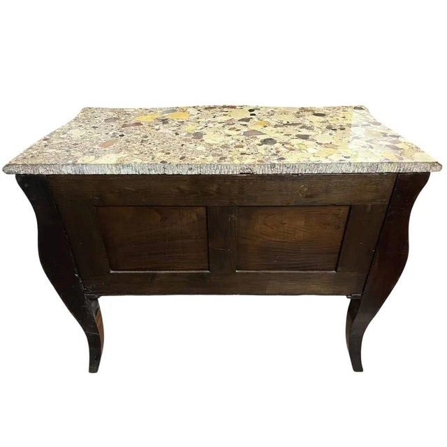 Louis XV Style Curved Commode from Delys For Sale - Image 4 of 7