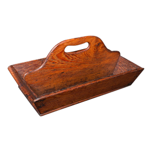 Antique Country Ladies Garden Trug, English, Outdoor Tool Carry, Victorian, 1870