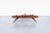 Mid-Century Modern Mid-Century Modern Sculptural Walnut and Glass Coffee Table After Vladimir Kagan For Sale - Image 3 of 12