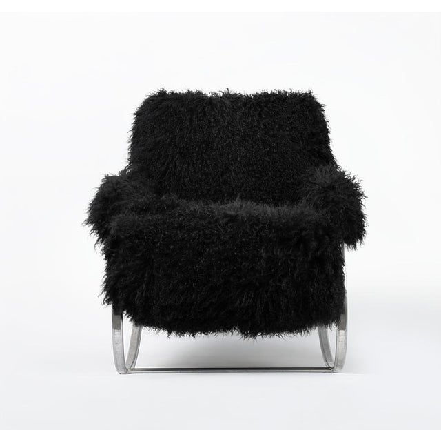 Sculptural Rocking Chair by Guido Faleschini, Italy, 1970s For Sale - Image 4 of 6