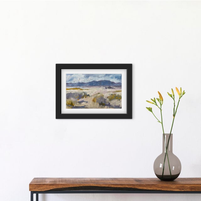 Earth Tone Abstract Desert Landscape Oil Painting – Southwestern Wall Art by L Haas For Sale - Image 9 of 9