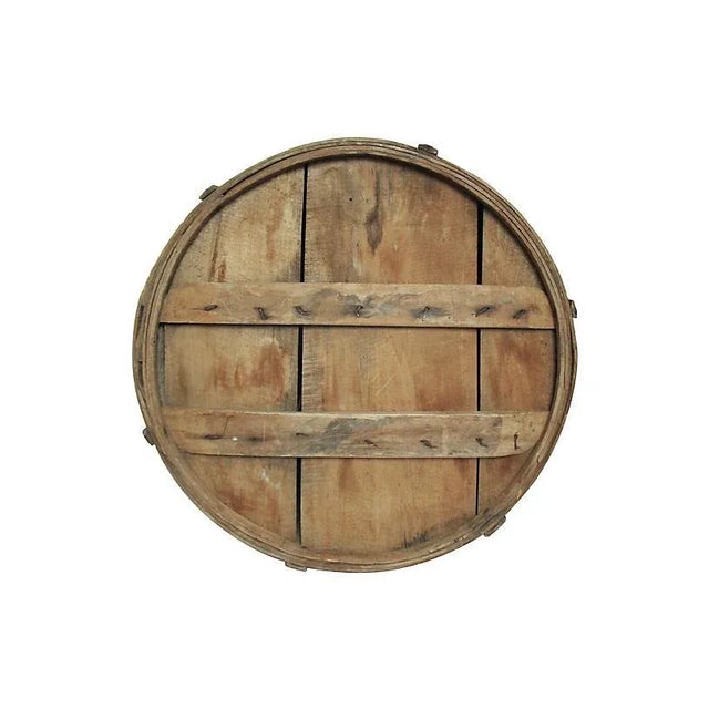 Late 1900's Swedish handmade pantry box. Made with with exceptionally rare bentwood and authentic hand-forged nailheads....