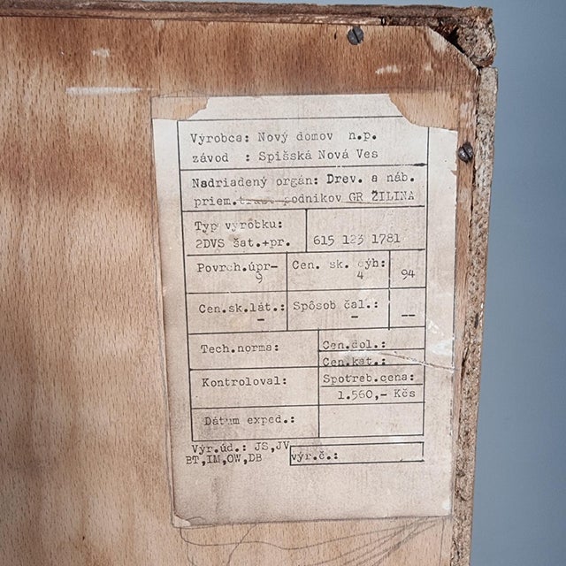 Wood Vintage Wardrobe from Francisek Mezulanik, 1960s For Sale - Image 7 of 10